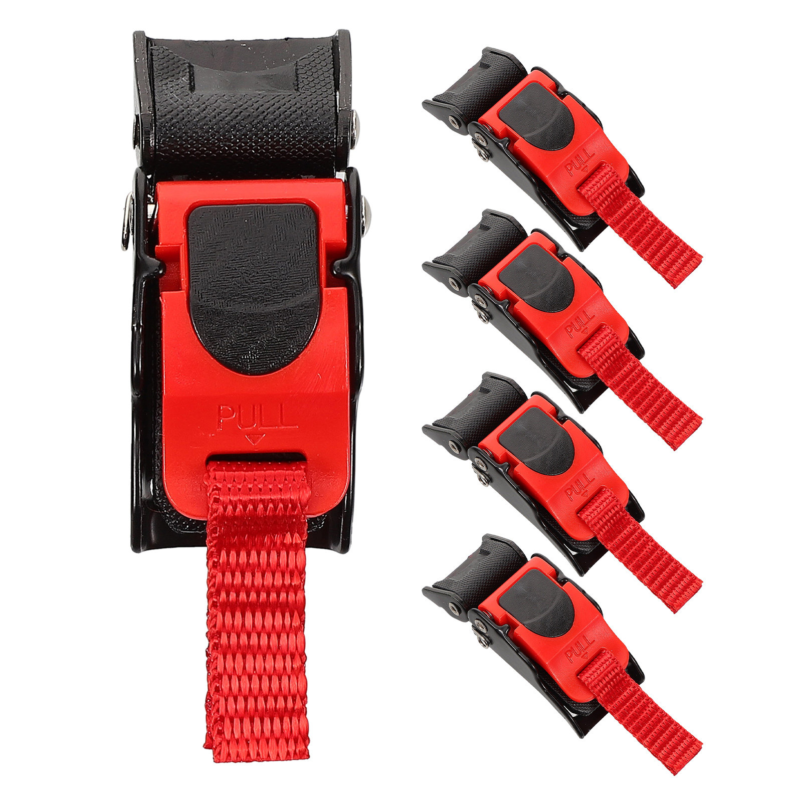 Quick Release Buckle Motorcycle Helmet - 5個入りクイックリリースバックル、金属製バイク用チンストラップバックル、サイクリング、スキー、スケートヘルメット用交換安全ロック
