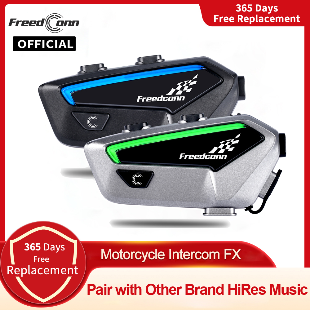 Full Face Motorcycle Helmet With Bluetooth - オートバイインターホン Bluetooth ヘルメットヘッドセット Freedconn FX 10
