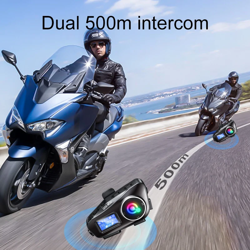 オートバイ用Bluetoothヘッドセット,ヘルメット用ワイ - Universal Motorcycle Helmet Intercom Headset のレビューと価格
