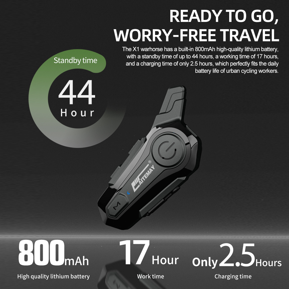 Bluetoothインターコムバイクヘルメット用Blueto - Universal Motorcycle Helmet Intercom Headset のレビューと価格