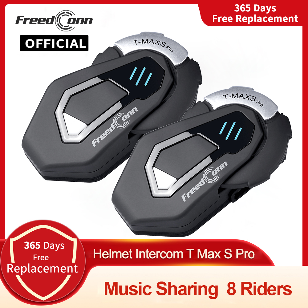 Freedconn-オートバイ用Bluetoothヘッドセッ - Universal Motorcycle Helmet Intercom Headset のレビューと価格