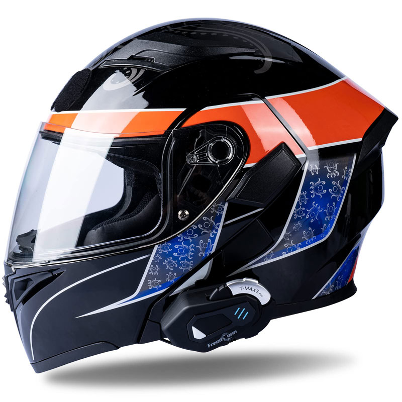Freedconn-オートバイ用Bluetoothヘッドセッ - Universal Motorcycle Helmet Intercom Headset のレビューと価格