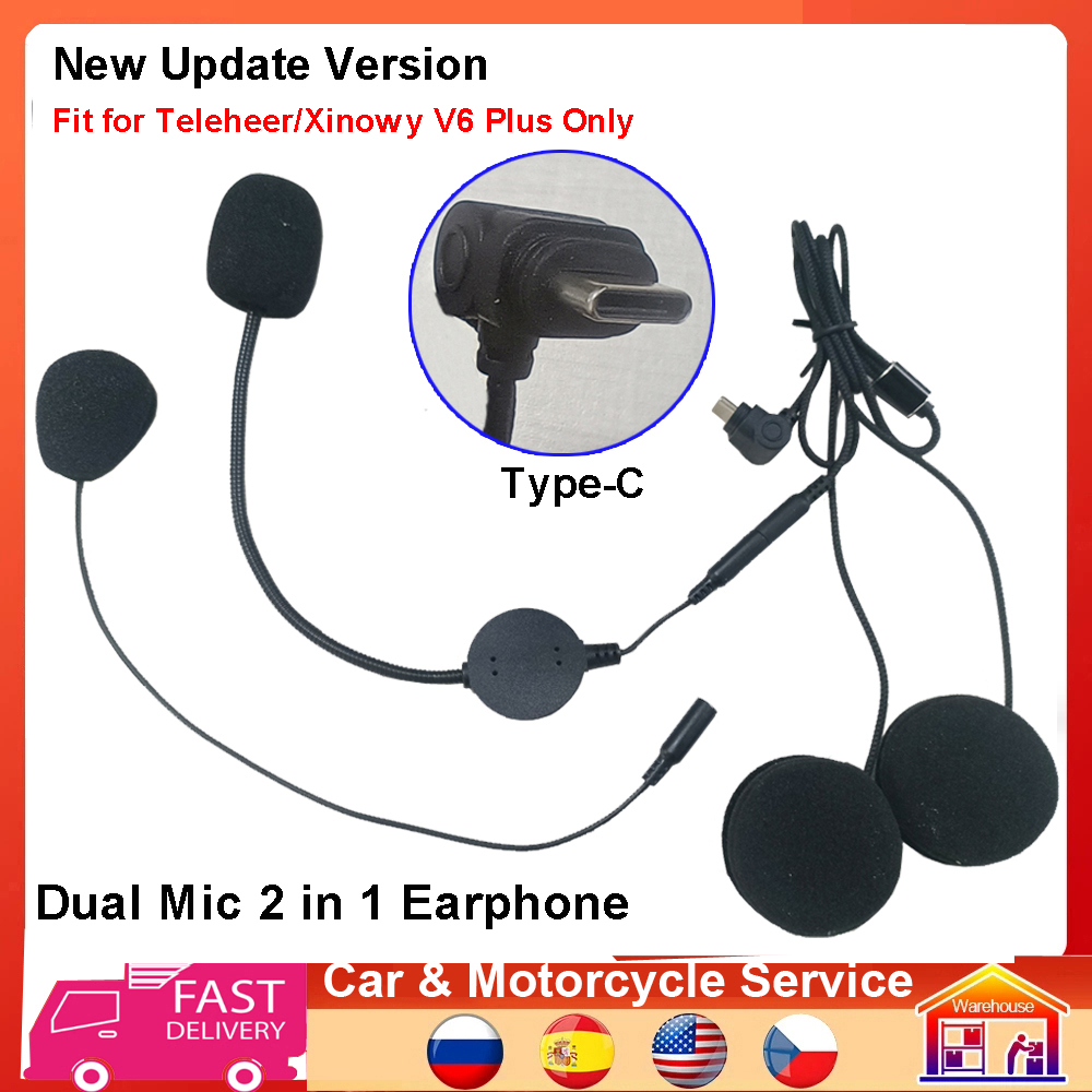 タイプ C イヤホンスピーカー 2 in 1 デュアルマイク - Full Face Motorcycle Helmet With Bluetooth のレビューと価格