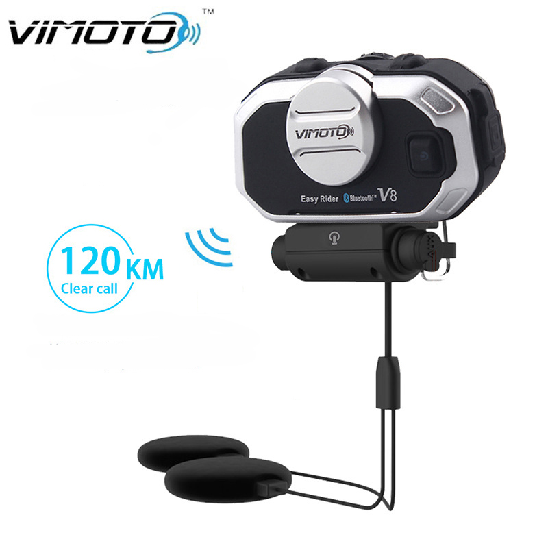 Vimoto V8 オートバイヘルメットヘッドセット Blu - Full Face Motorcycle Helmet With Bluetooth のレビューと価格