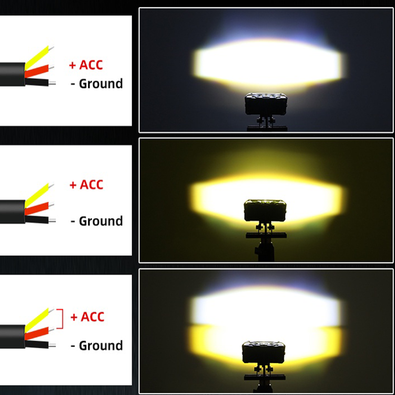 オートバイ用LEDヘッドライト、LEDプロジェクター、レンズ - Universal Motorcycle Led Headlight Projector のレビューと価格